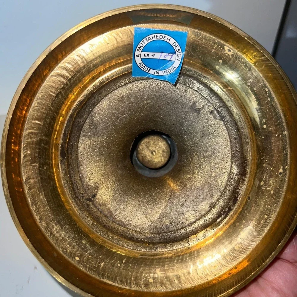 Vintage Mottahedah Solid Brass 6